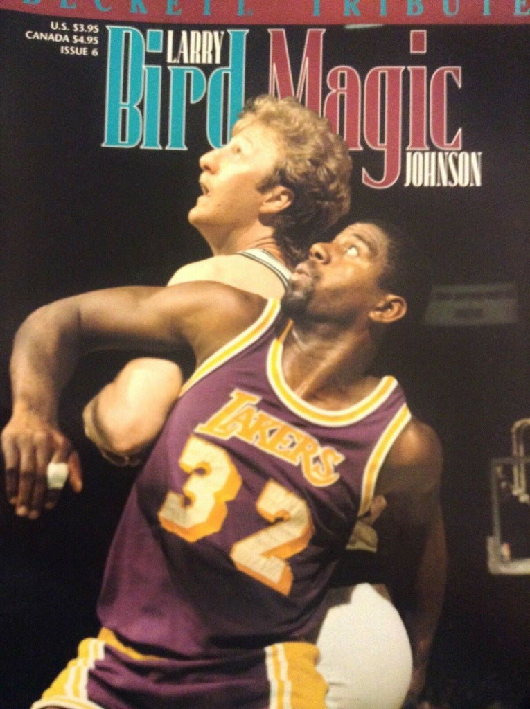 Beckett Tribute Magazine Larry Bird Magic Johnson No.6 1994 071718nonrh