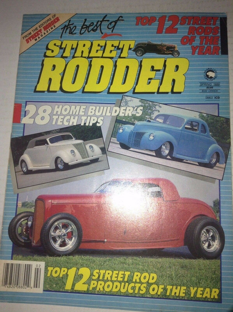 Street Rodder Magazine 28 Home Builder's Tech Tips Spring 1989 042217nonrh
