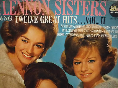 the Lennon Sisters Sing twelve Great Hits Vol II 33RPM 030116 TLJ