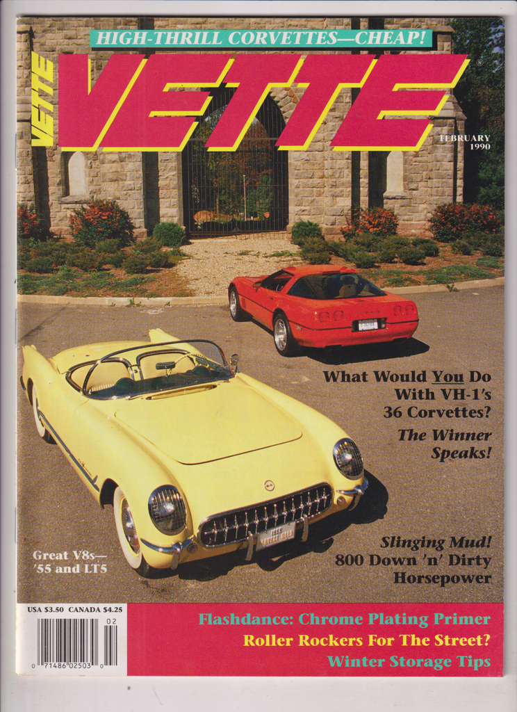 Vette Mag Great V8 & Roller Rockers For The Street February 1990 122719nonr