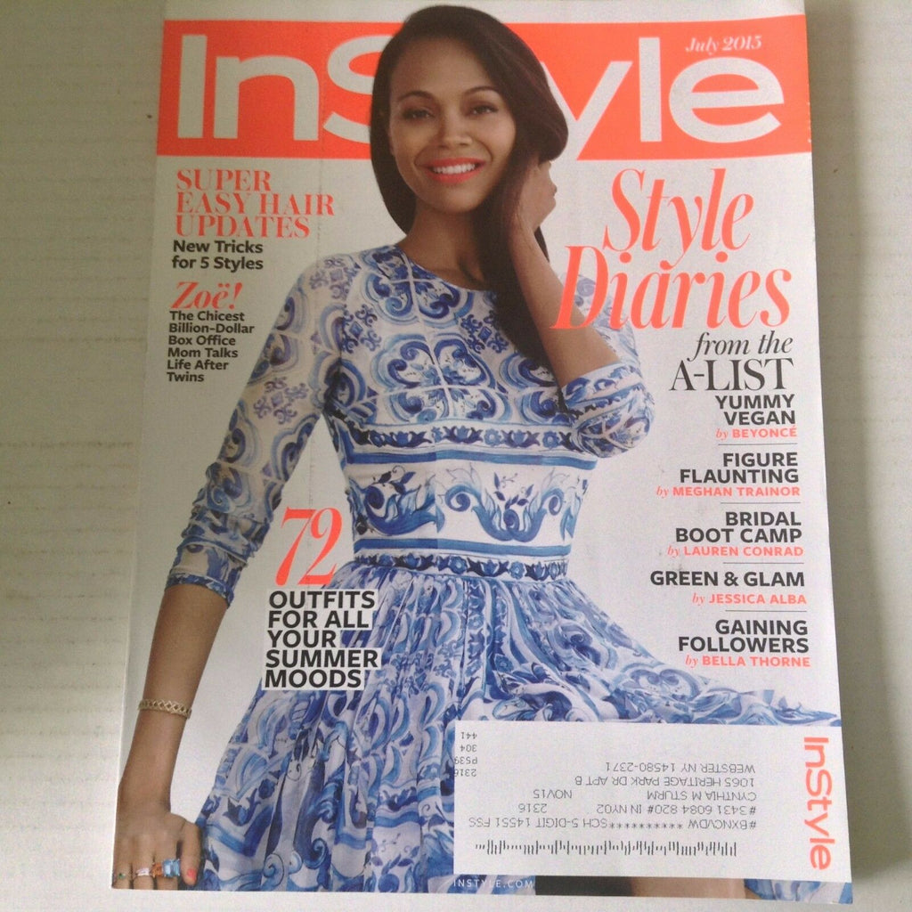 Instyle Magazine Zoe Saldana July 2015 051917nonrh