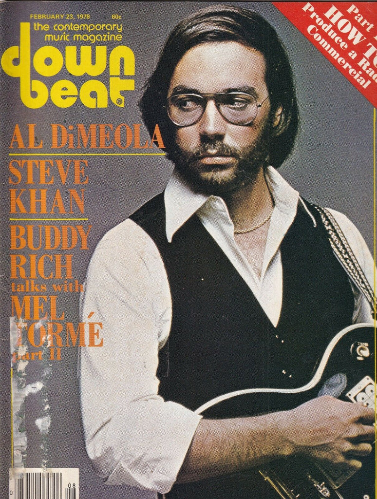 Down Beat Mag Al Dimeola Steve Khan Buddy Rich February 23, 1978 101219nonr