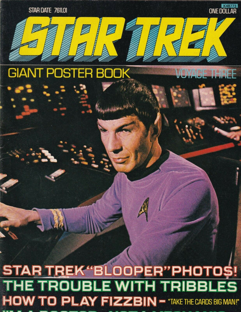 Star Trek Giant Poster Book Voyage No.3 Blooper Photos 051419nonr