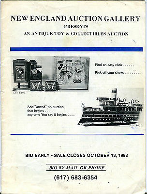 New England Auction Gallery Catalog October 13 1983 EX 081116jhe