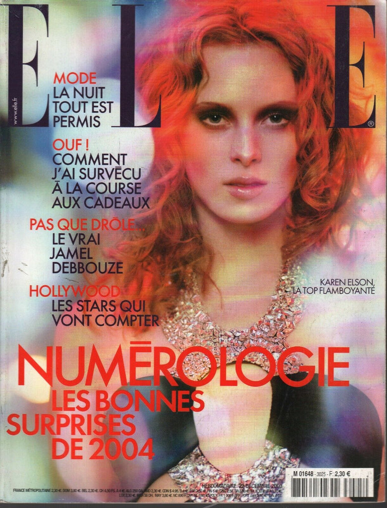 Elle French Fashion December 22 2003 Karen Elson Nathalie Cabrol 091120ame2