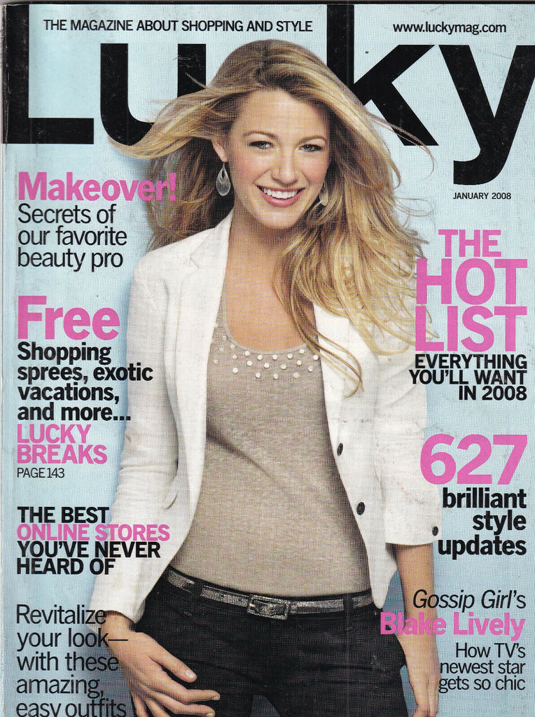 Lucky Mag Blake Lively The Hot List 627 Style Updates January 2008 101619nonr