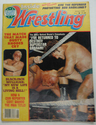 Inside Wrestling Magazine Bruno Sammartino & Dusty Rhodes January 1979 051915R2