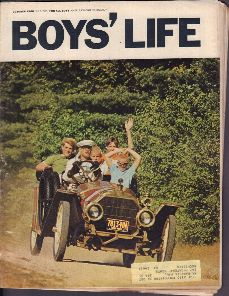 Boy's Life October 1966 Driving w/ML 011617DBE