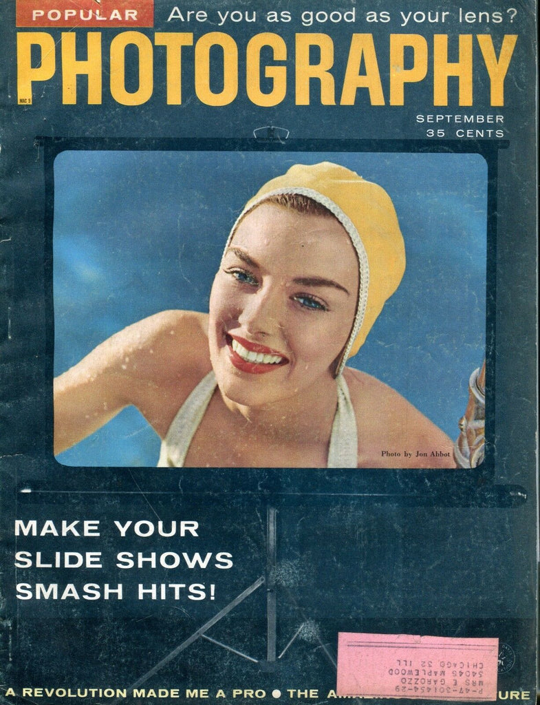 Popular Photography Magazine September 1958 GD w/ML 030717nonjhe