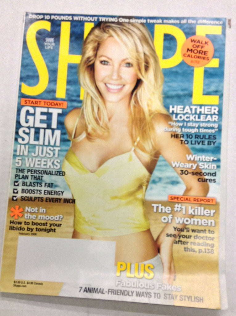 Shape Magazine Heather Locklear Get Slim In Weeks February 2007 020617RH