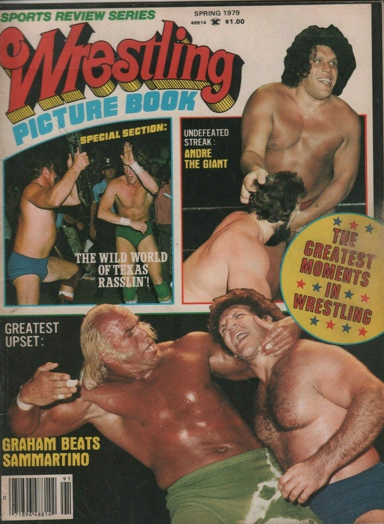Wrestling Picture Book Spring 1979 Andre The Giant Billy Graham 050619DBE2