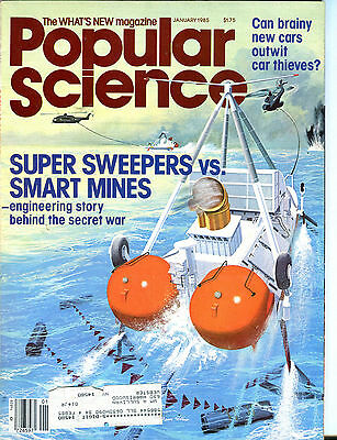 Popular Science Magazine January 1985 Super Sweepers Smart Mines EX 073016jhe