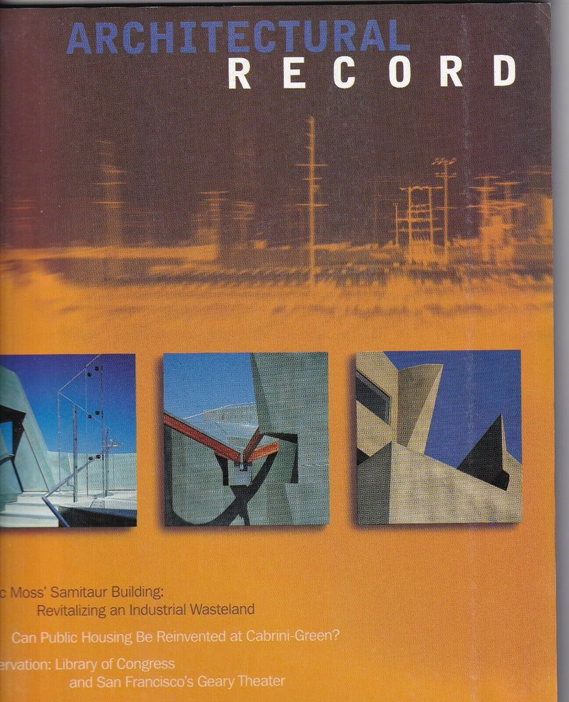 Architectural Record Magazine Eric Moss' February 1997 051419nonr