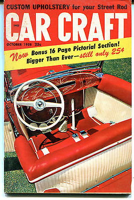 Car Craft October, 1958 16 Page Pictorial Section EX NO ML 120815jhe2