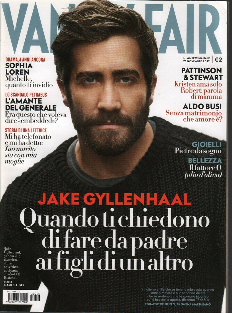 Vanity Fair Italian November 2012 Jake Gyllenhaal Robert Pattinson 031220AME