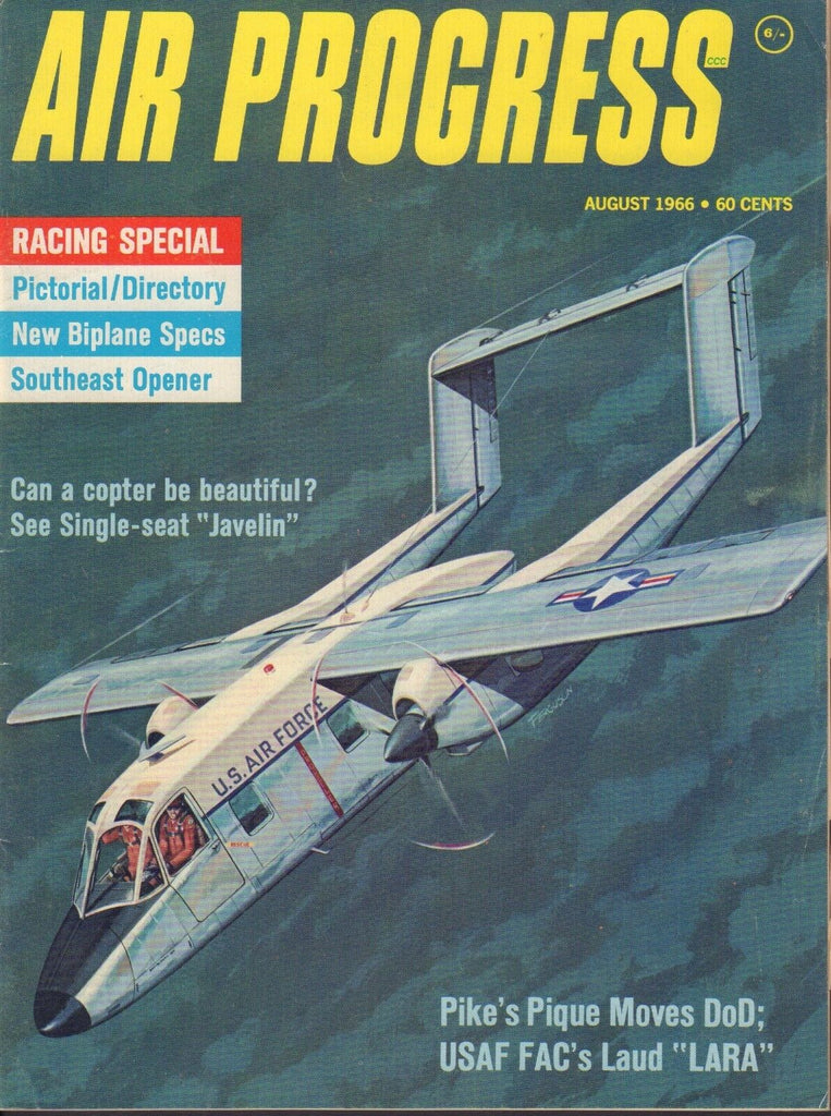 Air Progress Magazine August 1966 USAF FAC's Laud LARA 072917nonjhe