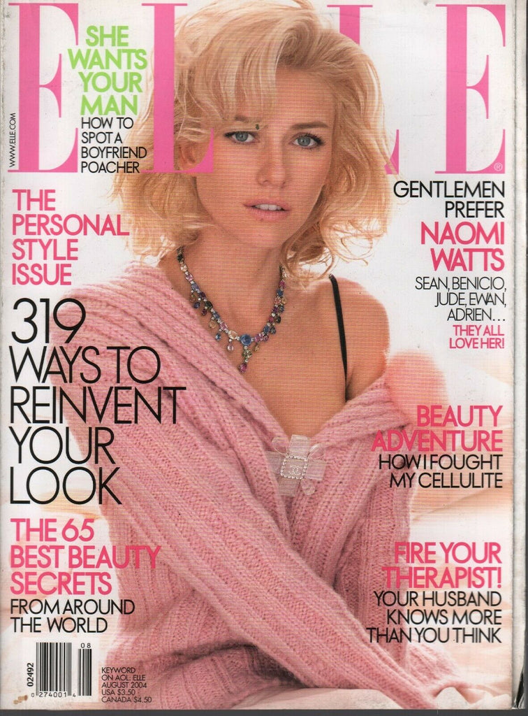 Elle Fashion Magazine August 4 2004 Naomi Watts Benicio Del Torro 090420ame