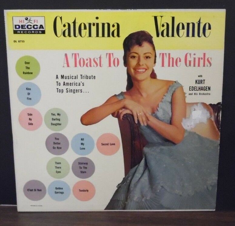 A Toast to the Girls Caterina Valente DL8756 vinyl 011319LLE