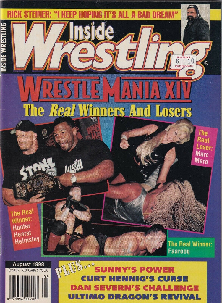 Inside Wrestling Stone Cold Mike Tyson Marc Mero August 1998 061919nonr