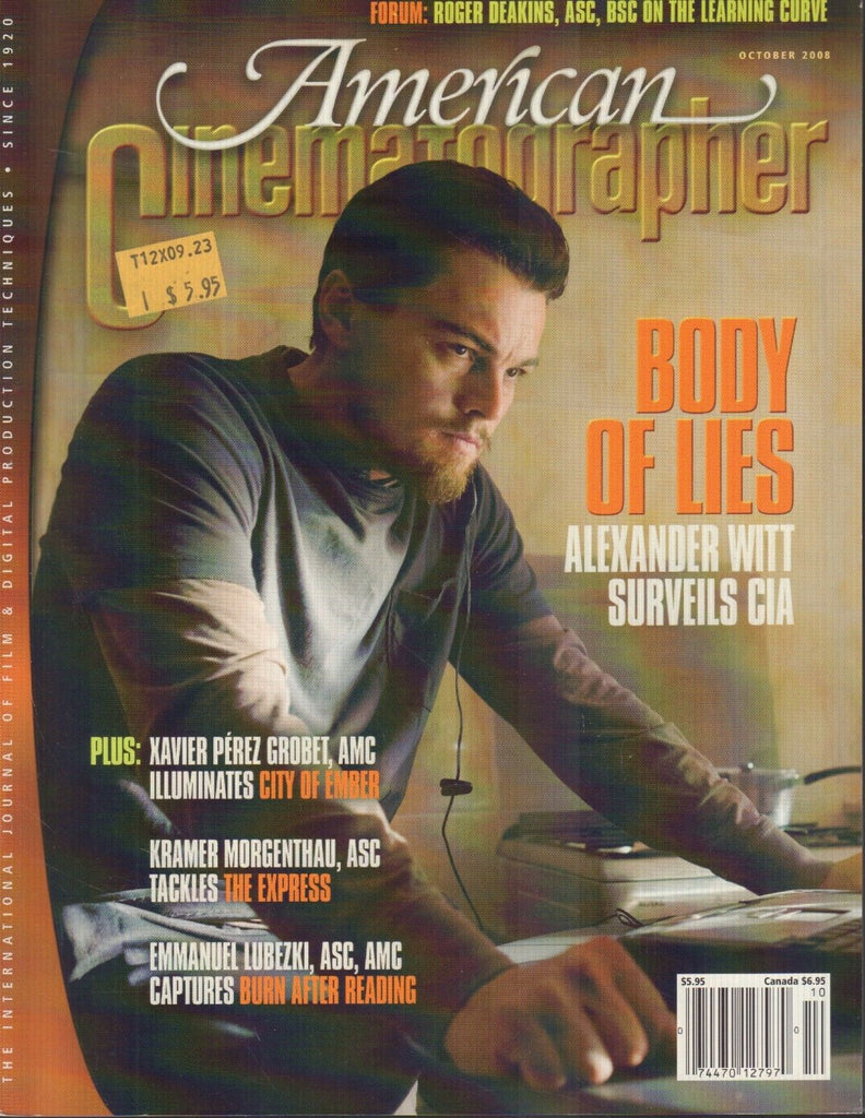 American Cinematographer October 2008 Leonardo Dicaprio 082918AME