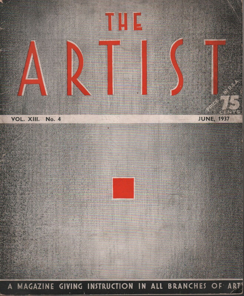 The Artist June 1937 Dudley Jarrett Nevile Wallis Robin Wallace 101918DBE