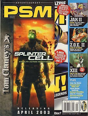 PSM May 2003 X-Men, Jak 2, Medal of Honor Rising Sun VG 070816DBE2