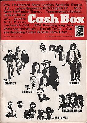 Cash Box August 5 1970 For Whom Bell Toils EX 120115DBE