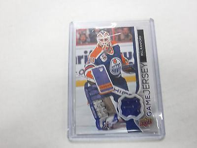 2014-15 Upper Deck Game Jersey Bill Ranford Oilers Game-Used jh1