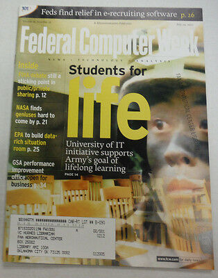 Federal Computer Week Magazine University Of IT July 2002 071515R