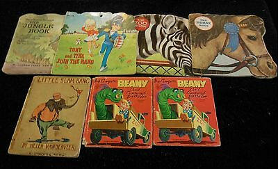 Vintage 1960s Children's Book Lot, 7 pcs total w/ 1928 Dated Book! 022014ame2