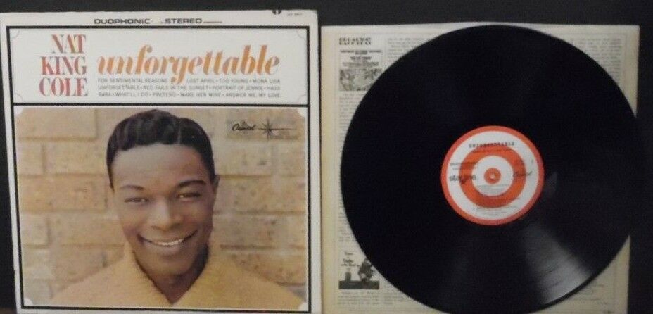 Nat King Cole unforgettable vinyl duophonic DT-357 010619LLE