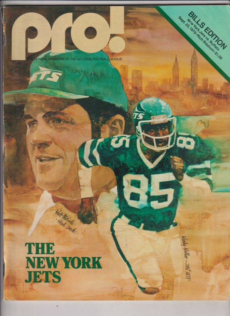 Pro! Mag New York Jets Vs Buffalo September 23, 1979 021020nonr