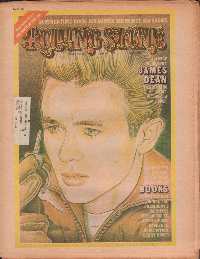 Rolling Stone June 20 1974 James Dean, Dan Rather w/ML 122016DBE