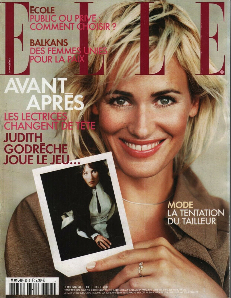 Elle French Fashion Magazine 13 Octobre 2003 Judith Godreche 091919AME