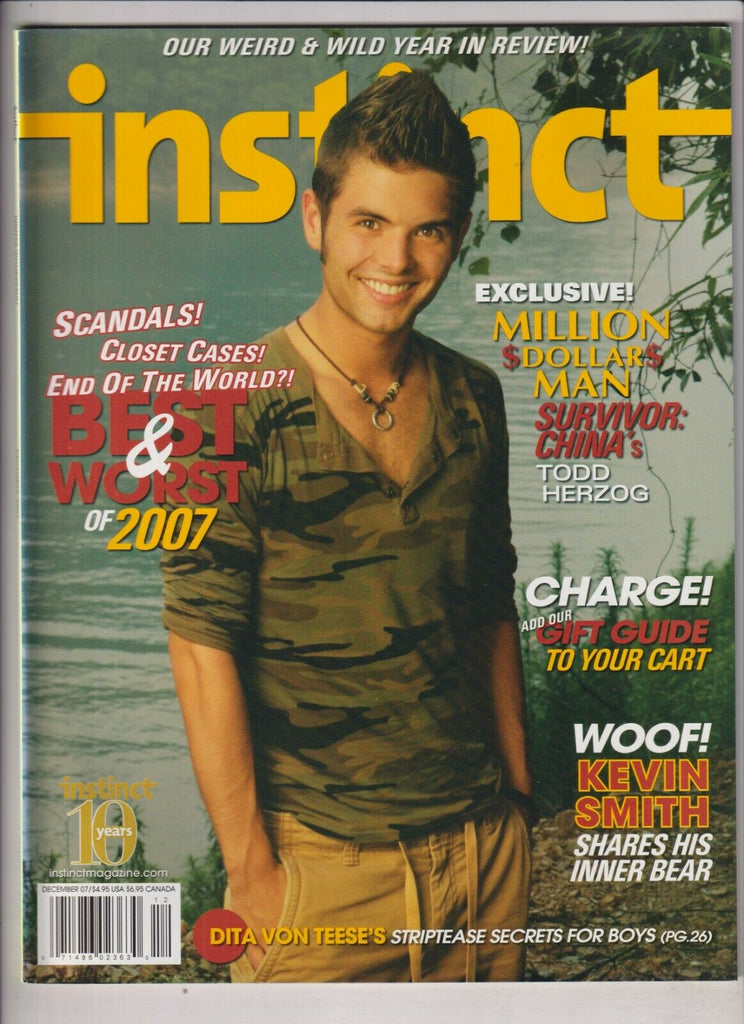 Instinct Gay Interest Todd Herzog Survivor December 2007 030420nonr