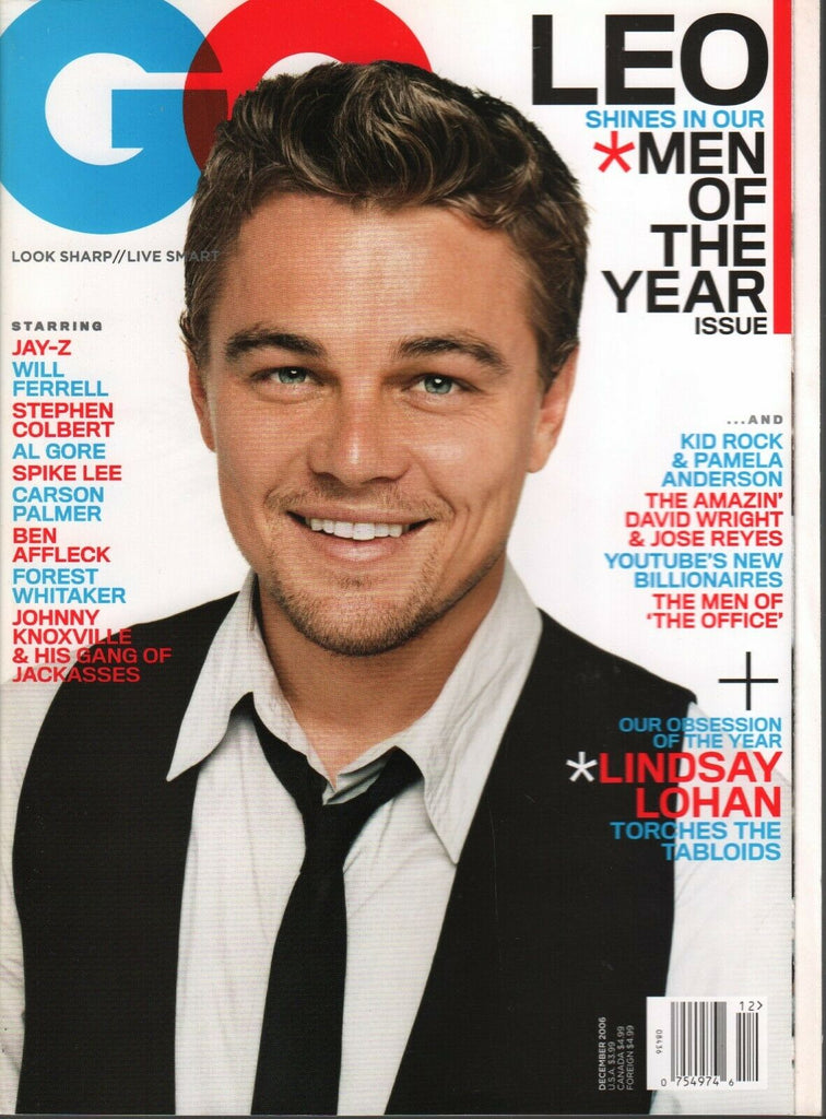GQ Men's Magazine December 2006 Lindsay Lohan Leonardo DiCaprio 031120AME