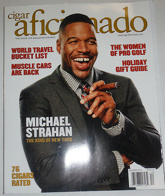 Cigar Aficionado Magazine Michael Strahan December 2014 120414R2