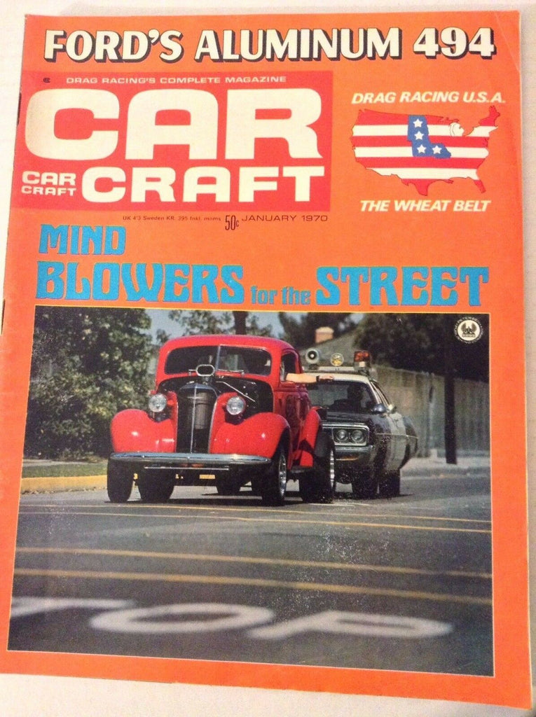 Car Craft Magazine Mind Blowers For The Street January 1970 051617nonrh
