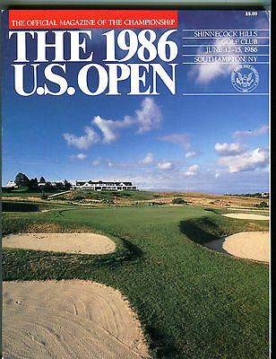 The 1986 U.S. Open Shinnecock Hills Golf Program EX 080616jhe