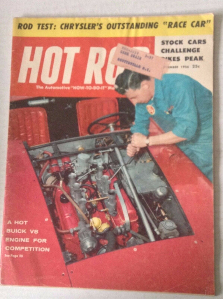 Hot Rod Magazine Buick V8 Chrysler September 1956 042517nonrh