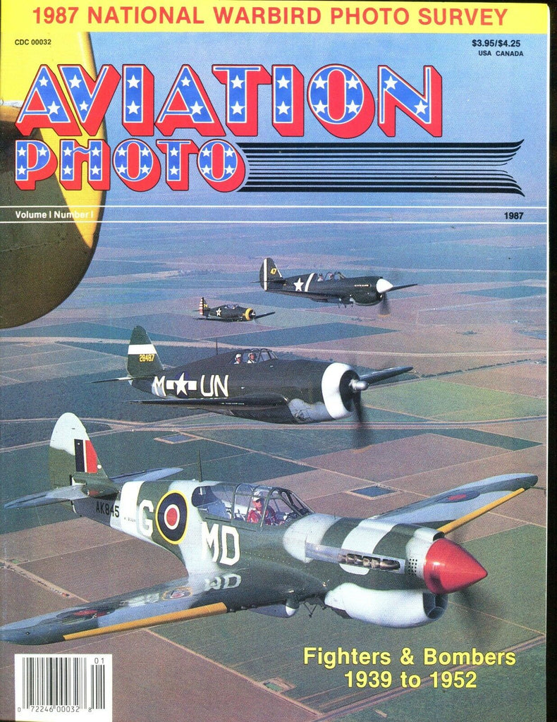 Aviation Photo Magazine 1987 Fighters & Bombers EX No ML 112616jhe