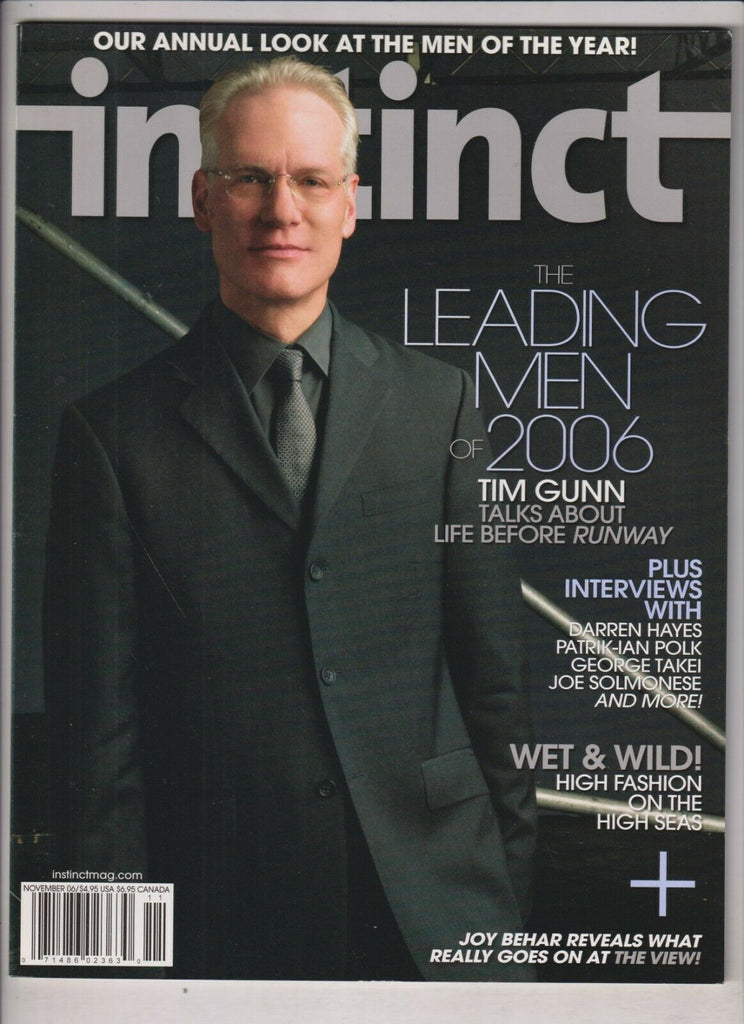 Instinct Gay Interest Tim Gunn Darren Hayes November 2006 030420nonr