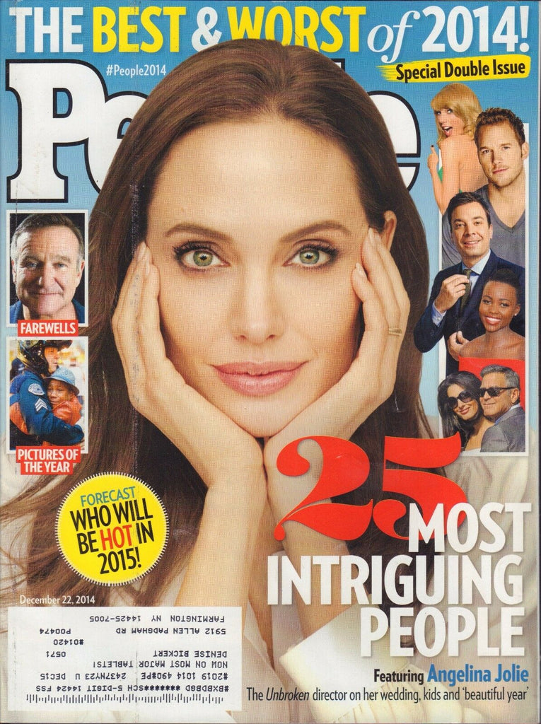 People Magazine December 22 2014 Angelina Jolie w/ML VG 090816DBE