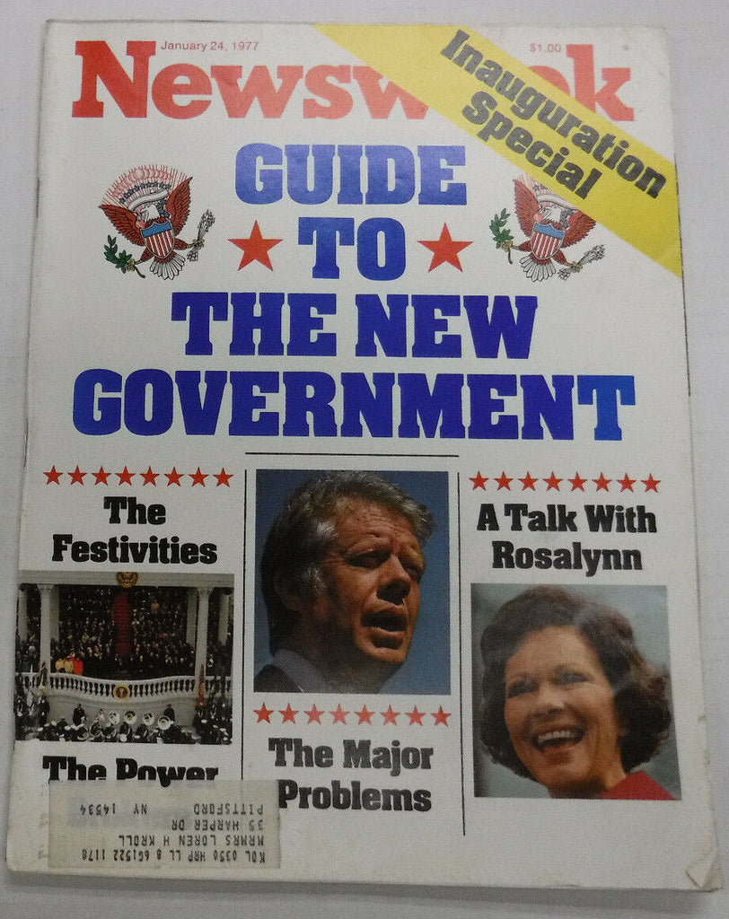 Newsweek Magazine Guide To The New Government January 24, 1977 WITH ML 100616R