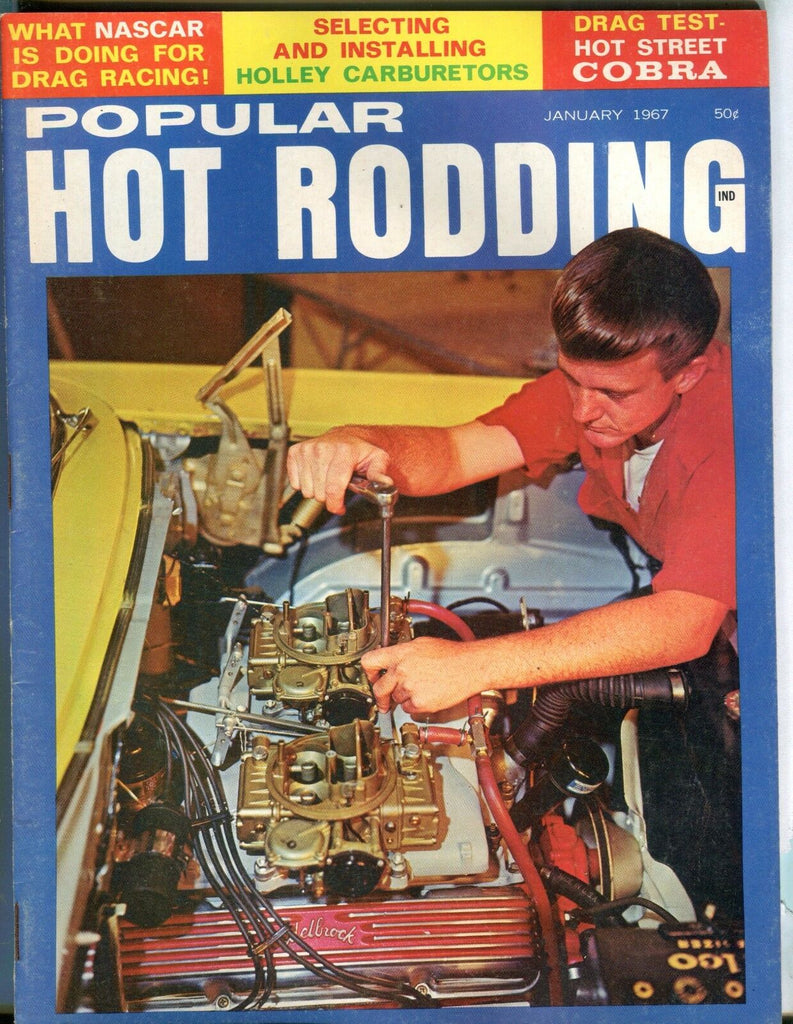 Popular Hot Rodding Magazine January 1967 EX No ML 030617nonjhe