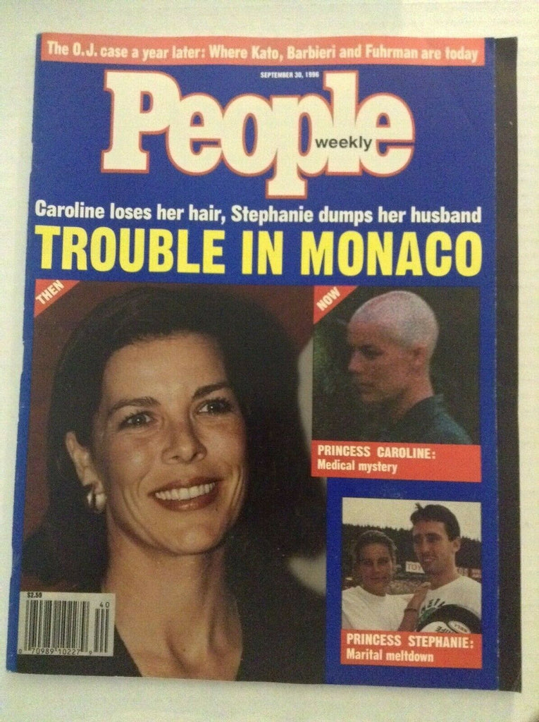 People Weekly Magazine Princess Caroline & Steph September 30, 1996 072119nonrh