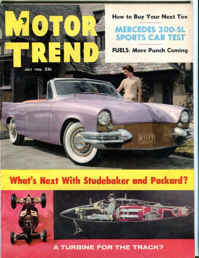 Motor Trend Magazine July 1956 Studebaker Packard VG No ML 052617nonjhe