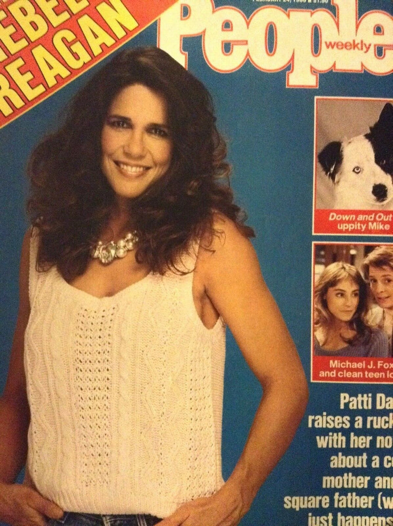 People Magazine Patti Davis Michael J. Fox February 24, 1986 020119nonrh