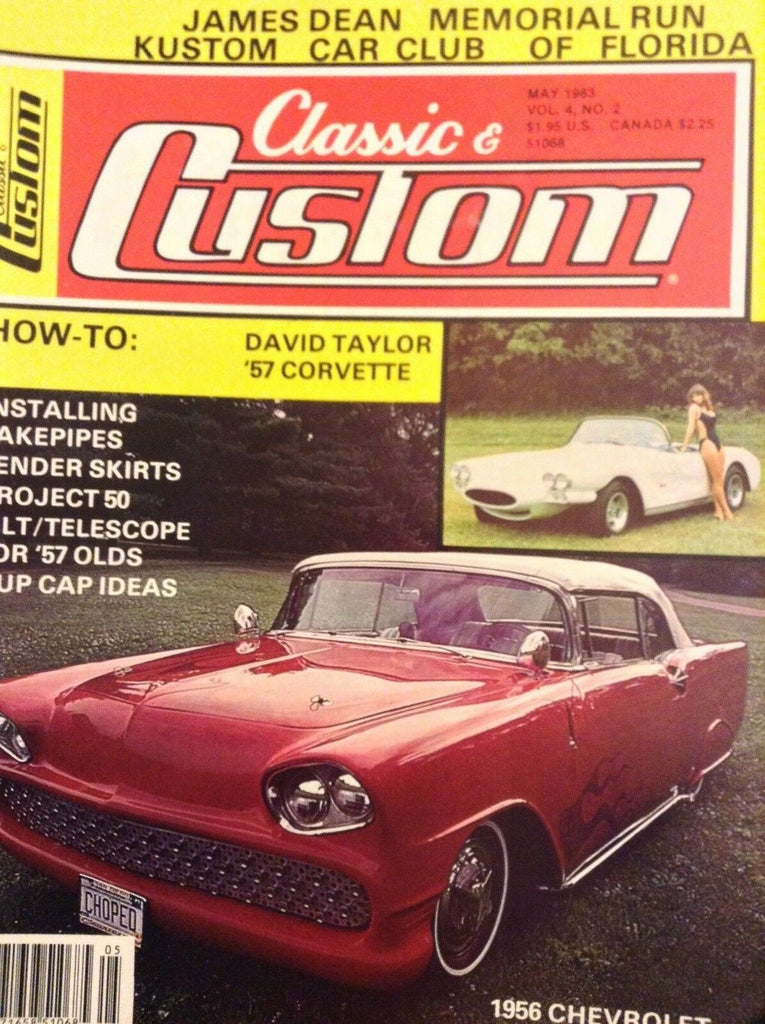 Classic & Custom Magazine David Taylor '57 Corvette May 1983 041818nonrh
