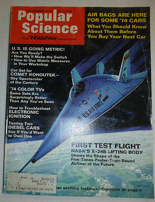 Popular Science Magazine First Test Flight Comet Kohoutek November 1973 050815R